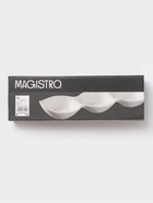 Менажница Magistro «Бланш», 3 ячейки, 28×8.5×4.5 см, фарфор, белая - Фото 4