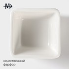Соусник Magistro «Бланш», 50 мл, 6×6×3.5 см, фарфор, белый - Фото 2