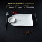 Блюдо фарфоровое Magistro «Ласта», 24,5×15,5 см, цвет белый - Фото 5