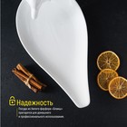 Блюдо фарфоровое Magistro «Лебедь», 34×19 см, цвет белый - Фото 3