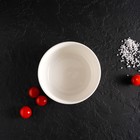 Салатник Magistro «Волна Бланш», 500 мл, d=12.5 см, фарфор, белый - Фото 5