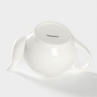 Чайник фарфоровый заварочный Magistro «Бланш», 500 мл, цвет белый - фото 4277477