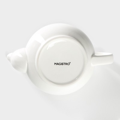 Заварочный чайник Magistro «Бланш», 500 мл, фарфор, белый