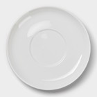 Бульонница фарфоровая Magistro «Бланш», 2 предмета: бульонница 400 мл, блюдце d=18 см, белое - Фото 4