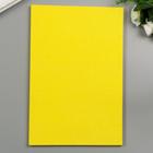 Фоамиран "Неоновый блеск - жёлтый" клеевая основа, 2 мм формат А4 (набор 5 листов) - Фото 2