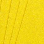 Фоамиран "Неоновый блеск - жёлтый" клеевая основа, 2 мм формат А4 (набор 5 листов) - Фото 4
