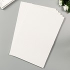 Фоамиран "Неоновый блеск - белый" 2 мм формат А4 (набор 5 листов) - Фото 4