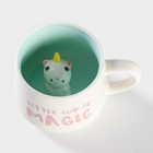 Кружка «Сюрприз. Единорог», 350 мл, керамика, белая - Фото 1