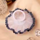 Бант для волос на резинке «Синий кантик», пышный, 6.5 см, сине-белый (комплект 6 шт) - фото 51945779