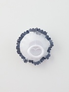 Бант для волос на резинке «Синий кантик», пышный, 6.5 см, сине-белый (комплект 6 шт) - фото 53260726