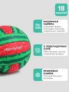 Волейбольный мяч ONLYTOP «Арбуз», машинная сшивка, 18 панелей, р. 2, PVC - Фото 2