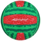 Мяч волейбольный ONLYTOP «Арбуз», ПВХ, машинная сшивка, 18 панелей, р. 2 - фото 3836861