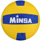 Мяч волейбольный MINSA, ПВХ, машинная сшивка, 18 панелей, р. 5 - фото 3836897