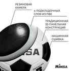 Мяч футбольный MINSA, PVC, машинная сшивка, 32 панели, р. 3 - Фото 3
