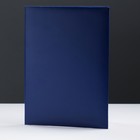Папка адресная "Универсальная" бумвинил, синяя, А4 - Фото 1