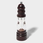 Мельница для специй Доляна «Эстет», 22×5.5 см, керамический механизм, дуб, коричневая - Фото 9