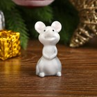 Сувенир керамика "Серенький мышонок" 4,5х2,2х1,8 см - Фото 2