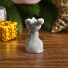 Сувенир керамика "Серенький мышонок" 4,5х2,2х1,8 см - Фото 3