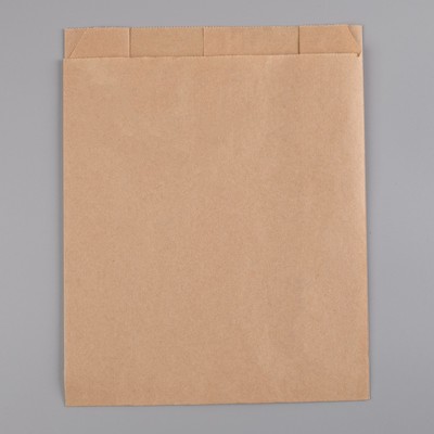 Пакет бумажный фасовочный, крафт, V-образное дно 25×20×9 см