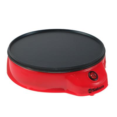 Блинница электрическая Sakura SA-7418R, 900 Вт, 20 см, красная