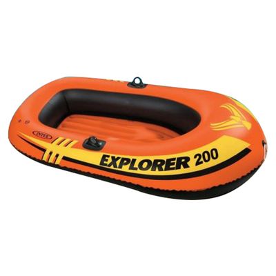 Лодка EXPLORER 200, 2-местная до 95 кг, 185×94×41 см, от 6 лет, 58330NP INTEX, уценка