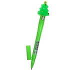 Ручка-прикол Calligrata «Новый год», светящаяся, чёрный стержень, гелевая, подарочная, МИКС - Фото 4