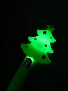 Ручка-прикол Calligrata «Новый год», светящаяся, чёрный стержень, гелевая, подарочная, МИКС - Фото 5