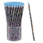 Карандаш чернографитный с ластиком «Леопард», твёрдость НВ - Фото 2