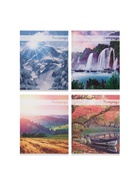 Тетрадь 48 листов в клетку, Calligrata «Красоты природы», МИКС - Фото 1