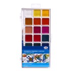 Акварель 21 цвет «Гамма» «Классическая», медовая, с кистью, пластик - Фото 2