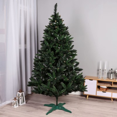 Искусственная ёлка «Рождественская», 220 см, d нижнего яруса 110 см, 700 веток