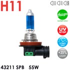 Лампа автомобильная H11 43211 SPB 12V 55W CELEN, Halogen Sapphire + 35% Long life, UV-stop - фото 71472