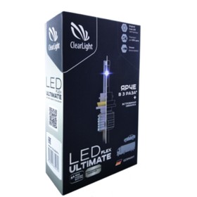 

Лампа светодиодная Clearlight Flex Ultimate H10 5500 Lm 6000 K, 2 шт