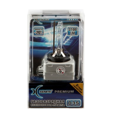 Лампа ксеноновая Xenite Premium D3S (5000K) (Яркость +20%)