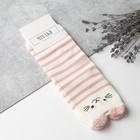 Носки для девочки MINAKU "Кошечка" полоска, размер 20-22, цвет розовый - Фото 4