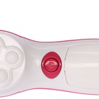 УЦЕНКА Массажёр для лица LuazON LEM-25, 4 в1, от батареек 2хAA (не в комплекте), розовый - Фото 2