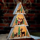 Декор новогодний с подсветкой «Ёлочка», 4.4×20×29 см - Фото 1