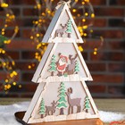 Декор новогодний с подсветкой «Ёлочка», 4.4×20×29 см - Фото 2