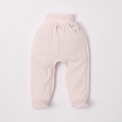 Ползунки Крошка Я, розовый, р.22, рост 62-68см