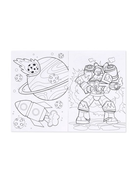 Раскраска «Для мальчиков», 16 стр., формат А4 (комплект 2 шт)