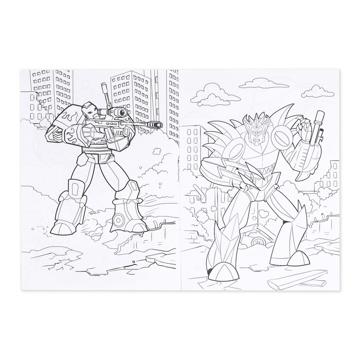 Раскраска для мальчиков «Атака титанов», 16 стр., формат А4 - фото 1884943283
