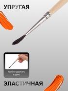 Кисть для рисования, белка, № 1, Calligrata, круглая, деревянная ручка - Фото 2