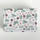 Коробка подарочная новогодняя складная «Winter time», 22 х 15 х 10 см, Новый год - Фото 5