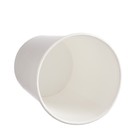 Стакан бумажный "Белый" для горячих напитков, 175 мл, диаметр 70 мм - Фото 2