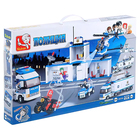 Конструктор блочный для мальчиков Полиция «Мобильный полицейский участок», 2 варианта сборки, 572 детали - Фото 2