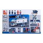 Конструктор блочный для мальчиков Полиция «Мобильный полицейский участок», 2 варианта сборки, 572 детали - Фото 3