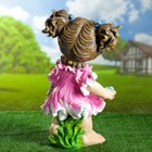Садовая фигура "Девочка с корзиной цветов" 32х25х8см - Фото 3