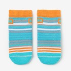 Носки детские махровые, цвет светло-бирюзовый, размер 9-10 - фото 26618394