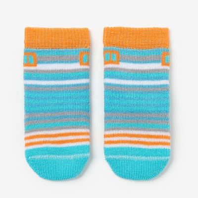 Носки детские махровые, цвет светло-бирюзовый, размер 9-10