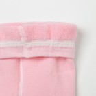 Колготки детские махровые, цвет светло-розовый, рост 74-80 см - Фото 2